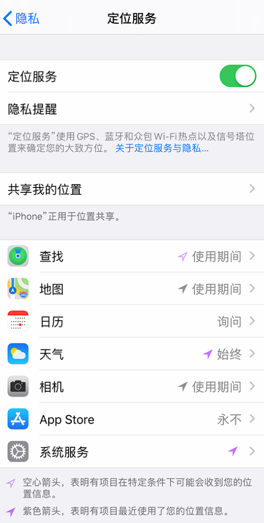 贾汪苹果手机维修分享iPhone 状态栏中时间显示为蓝色图标是什么情况 